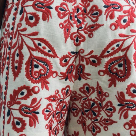 ZARA EMBROIDERED SHORTS ZW COLLECTION NWT - Picture 6 of 9